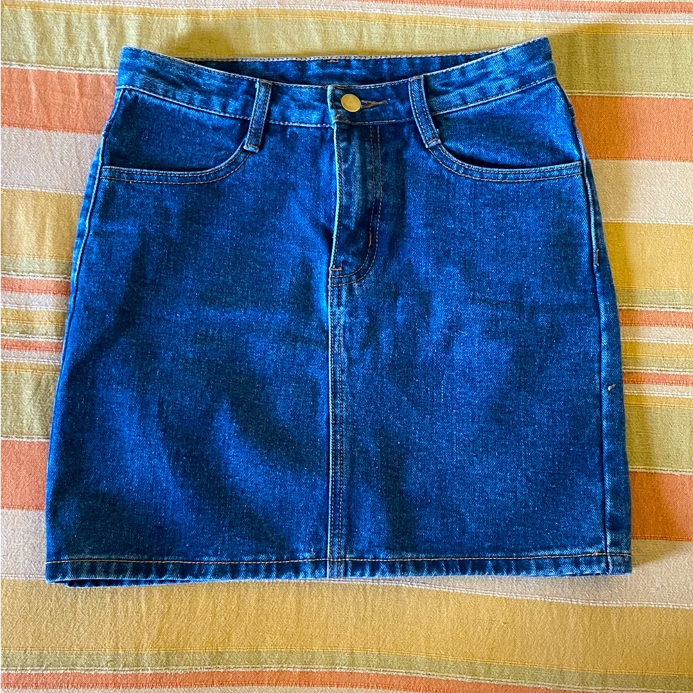 Denim mini skirt - Picture 1 of 4